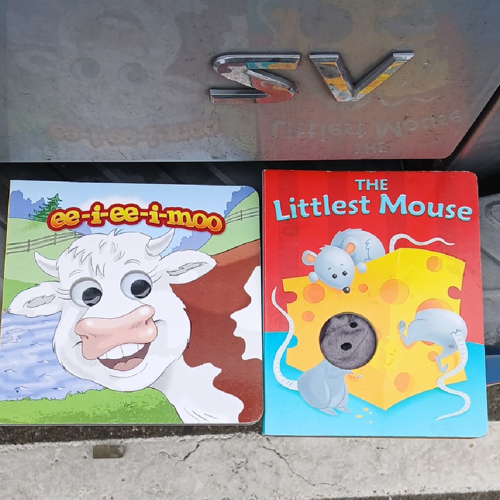 White and Blue Learning Toys Set
